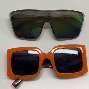 Sunglasses Bundle Of 2 Pairs. Has Some Markings As Shown In Pictures. Preloved